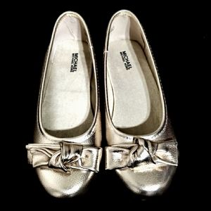 NWOT♦️Michael Kors Rover Cora Gold Flats♦️